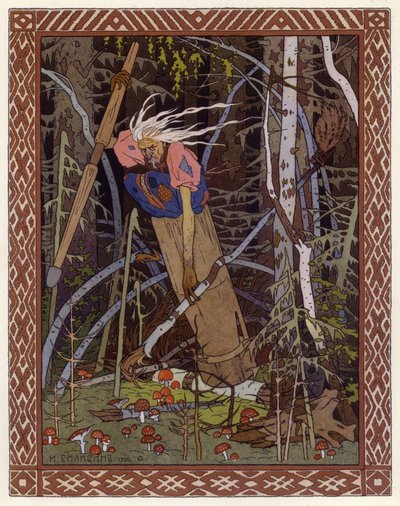 Illustration für Vassilisa die Schöne von Ivan Yakovlevich Bilibin