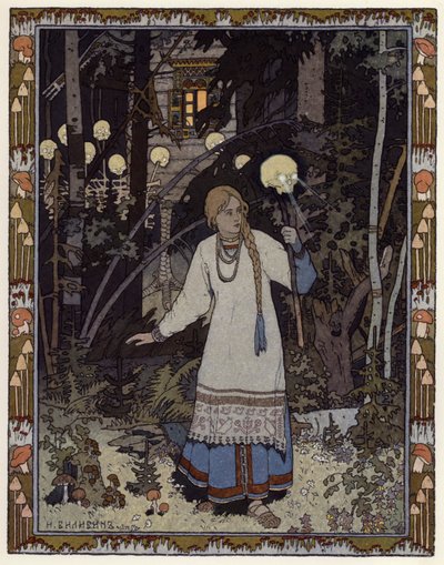 Illustration für Vassilisa die Schöne von Ivan Yakovlevich Bilibin