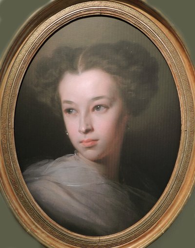 Porträt von Natalia Alexandrovna Pushkina, Gräfin von Merenberg 1836-1913, Tochter des Dichters, 1849 von Ivan Kosmich Makarov