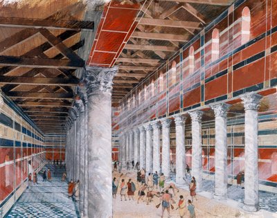 Bäderbasilika, Wroxeter Römische Stadt von Ivan Lapper