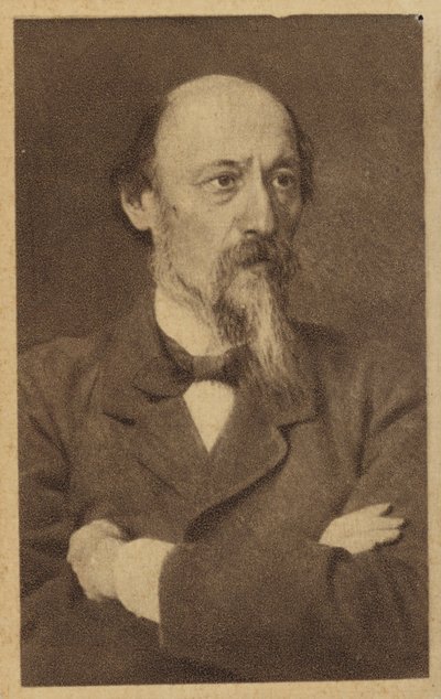 Nikolay Nekrasov, russischer Dichter von Ivan Nikolaevich Kramskoy