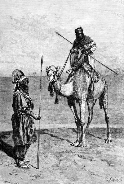 Tuaregs auf einer Reise, Nordafrika, 1895 von Ivan Pranishnikoff