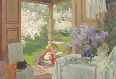 Im Landhaus von Ivan Silych Goriuschkin-Sorokopudov