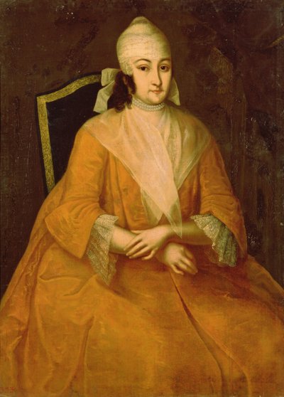 Porträt von Anna Leopoldowna von Ivan Yakovlevich Vishnyakov