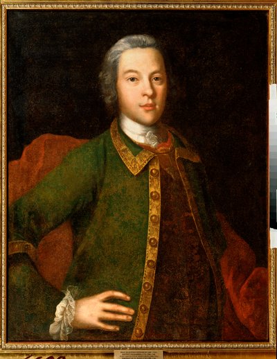 Porträt des Grafen P. Panin von Ivan Yakovlevich Vishnyakov