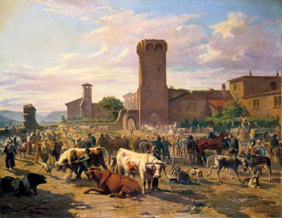 Viehmarkt in L