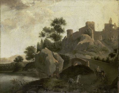Italienische Landschaft von J.G. Schieblius