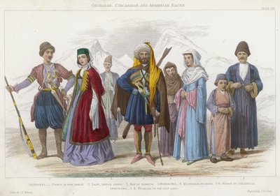 Georgische, Tscherkessische und Armenische Völker von J.L. (after) Williams