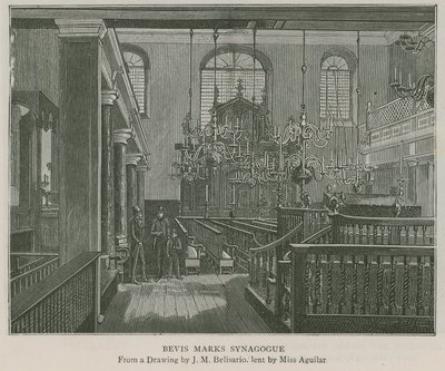 Bevis Marks Synagoge von J.M. Belisario