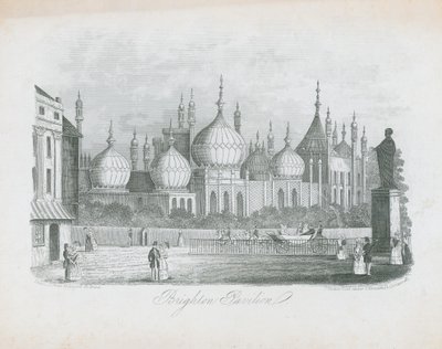 Gesamtansicht des Brighton Pavilion von J.T. Wood