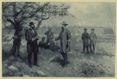 Kapitulation von Pemberton vor Grant von J. (after) Steeple Davis