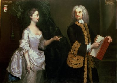 Porträt von Sir John Perceval, 1. Earl of Egmont von J. Aberry