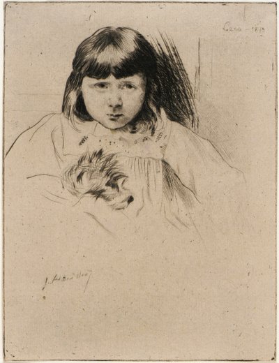 Gyp und der Zigeuner von J. Alden Weir