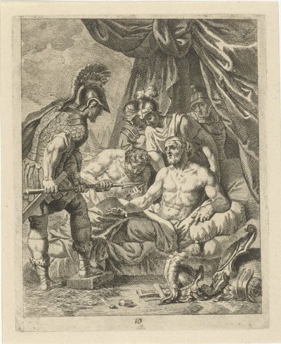 Achilles heilt Telephos von J. Alexander Janssens