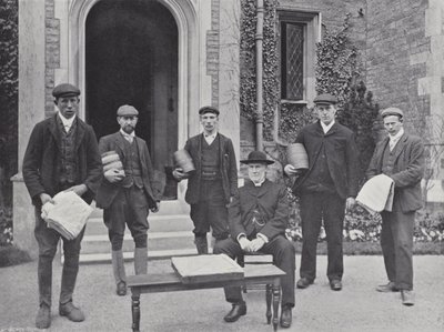 Hallaton Hare Pie Festival, der Pfarrer und die Abordnung von J. Benjamin Stone