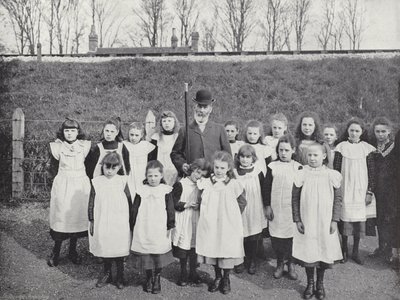 Hocktide in Hungerford, fordert Ferien für Schulkinder von J. Benjamin Stone