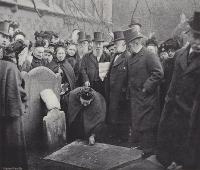 Sechspenninge aufheben in Smithfield von J. Benjamin Stone