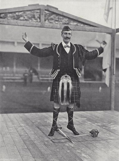 Das Inverness-Treffen, Tanz des Gillie Callum von J. Benjamin Stone