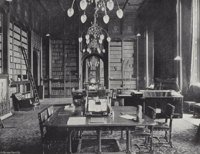 Die Bibliothek des Oberhauses von J. Benjamin Stone