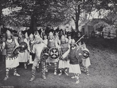 Das Sherborne-Festspiel, Angriff der Dänen von J. Benjamin Stone