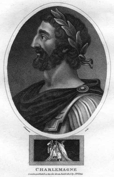 Karl der Große, König der Franken und Römischer Kaiser, 1805 von J. Chapman