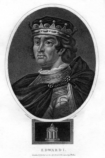 Eduard I. von England, 1804 von J. Chapman