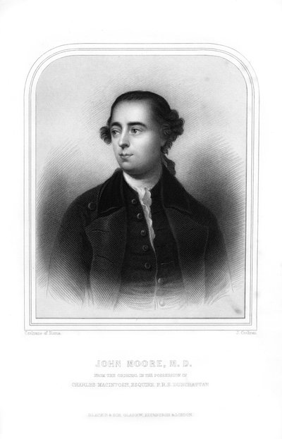 John Moore, schottischer Arzt und Schriftsteller, 1870 von J. Cochran