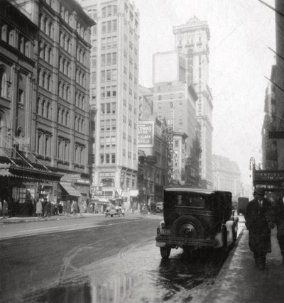 Broadway und das Times Building, New York City, USA, 20. Jahrhundert von J. Dearden Holmes