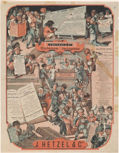 Fondsliste von J. Hetzel & Cie in Paris Etrennes 1878 von J. Géoffroy Dickinson