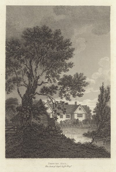 Robert Bloomfield, Dichter: Troston Hall, der Sitz von Capel Lofft Esquire von J. Greig