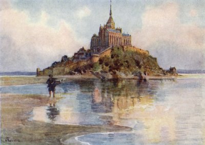 Mont St. Michel von Tombelaine, Abend von J. Hardwicke Lewis