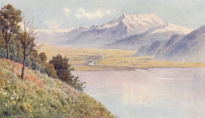 Das Rhonetal vom Mont Pèlerin von J. Hardwicke Lewis