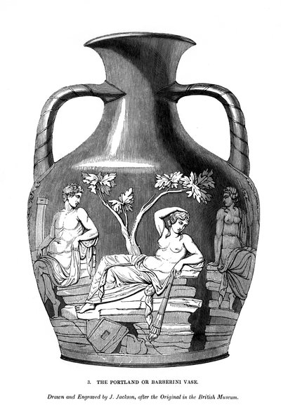 Die Portland- oder Barberini-Vase, 1843 von J. Jackson
