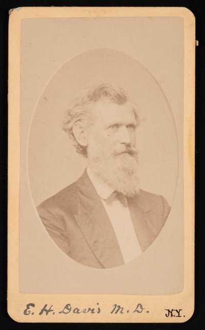 Porträt von Edwin Hamilton Davis 1811-1888, vor 1888 von J Kraft