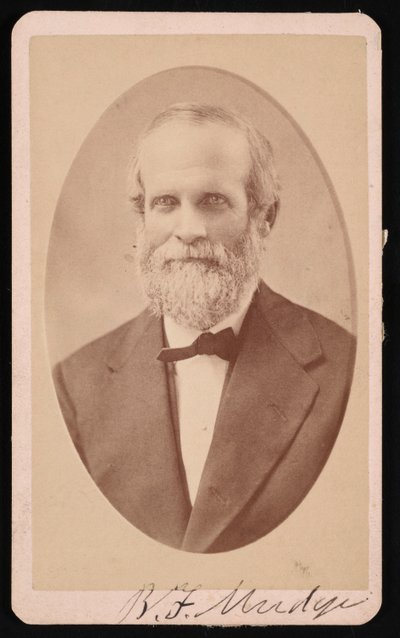 Porträt von Benjamin Franklin Mudge 1817-1879, Juli 1873 von J Lee Knight