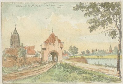 Das Osttor in Heukelom von J. Molijn