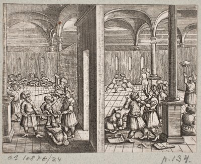Illustration zu Adam Olearius, "Persianischer Rosenthal von einem Sinnreichen Poeten Schich Saadi [...]", Schleswig 1660 von J. Muller