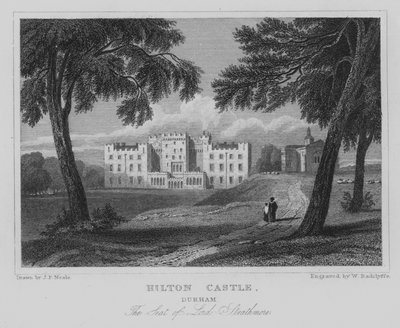 Hilton Castle, Durham, Der Sitz von Lord Strathmore von John Preston Neale