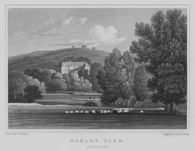 Oakley Park, Shropshire von John Preston Neale