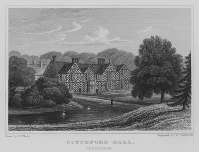 Pitchford Hall, Shropshire von John Preston Neale