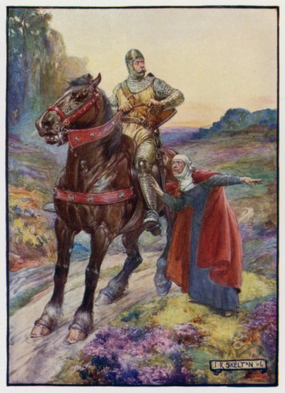 William Wallace erhält die Nachricht, dass die Engländer seine Männer gehängt haben von J. R. Skelton