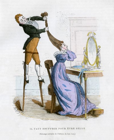 Man muss leiden, um schön zu sein, 1882-1884 von J Rocault