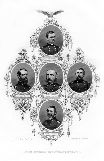 Union Civil War Generäle der Abteilungen des Ostens, 1862-1867 von J. Rogers
