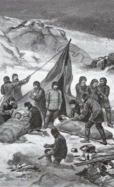 Die Rettung, 23. Juni 1884, veröffentlicht London 1886 von J. Steeple Davis