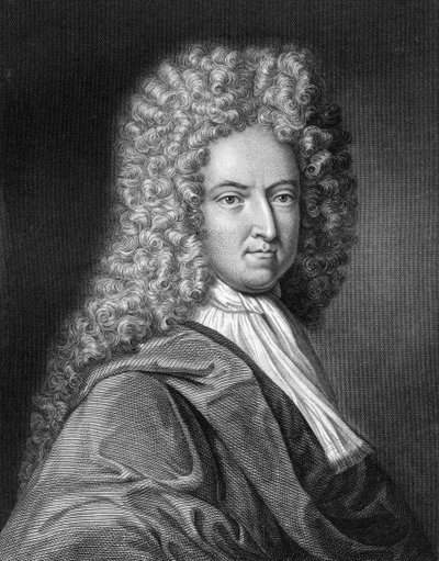 Daniel Defoe, englischer Schriftsteller und Journalist, 1836 von J. Thomson