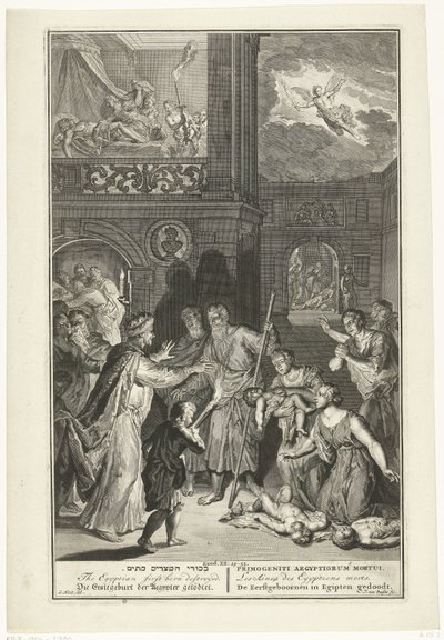 Tod der Erstgeborenen in Ägypten von J. van Buysen