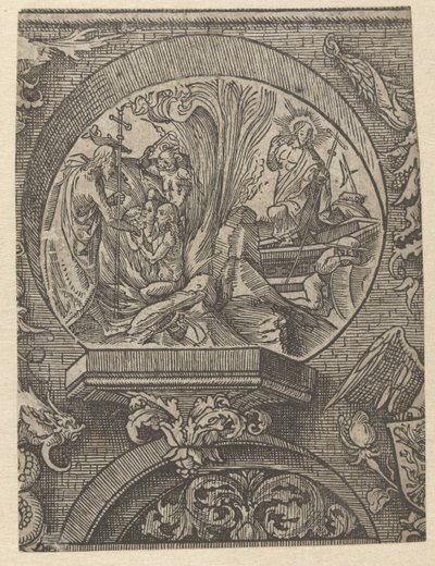 Die Höllenfahrt und die Auferstehung Christi von Jacob Cornelisz van Oostsanen