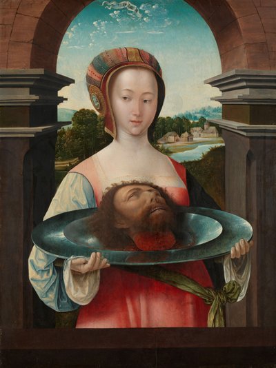 Salome mit dem Haupt Johannes des Täufers von Jacob Cornelisz van Oostsanen