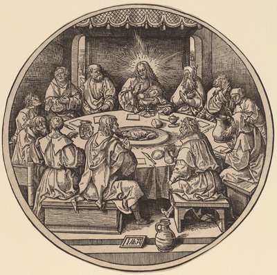 Das letzte Abendmahl von Jacob Cornelisz van Oostsanen after Albrecht Dürer