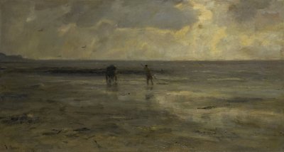 Strand am Abend von Jacob Henricus or Hendricus Maris
